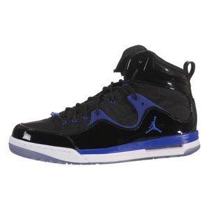 Nike Air Jordan Flight TR97 2012 Men’s Size 12 Black & Blue Basketball Sneakers